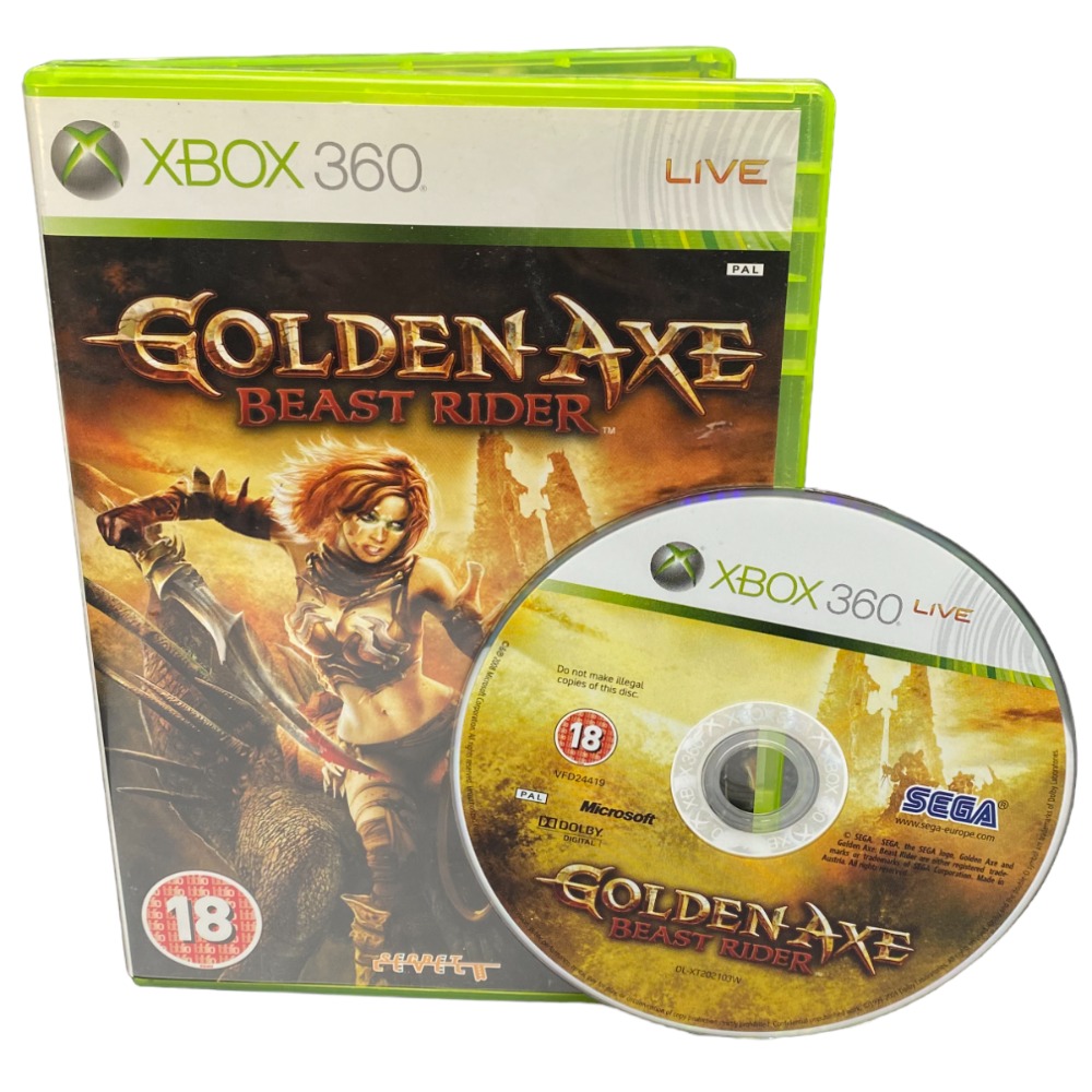 Pre-owned Microsoft Xbox 360 game Golden Axe: Beast Rider - Own4Less